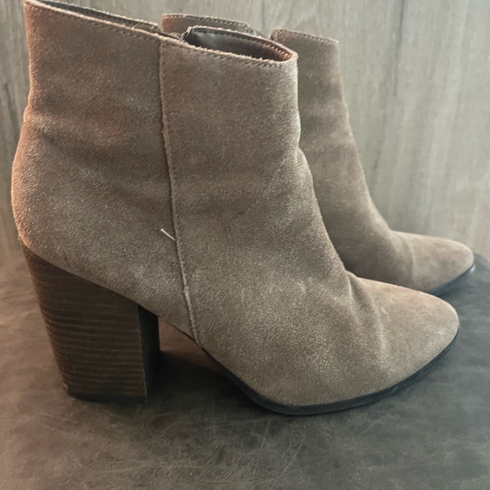 Tan Suede Ankle Boots